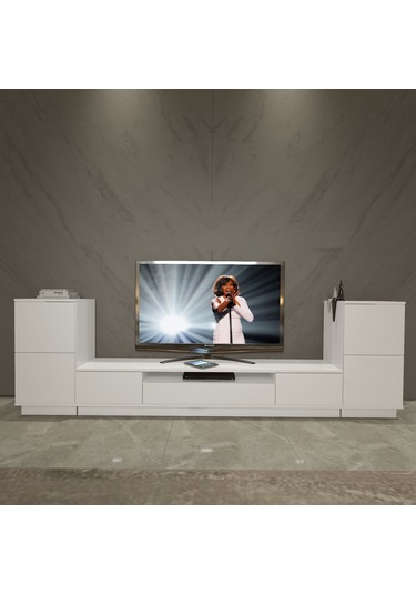Decoraktiv Trendstyle On2s Mdf Tv Ünitesi Tv Sehpası Beyaz
