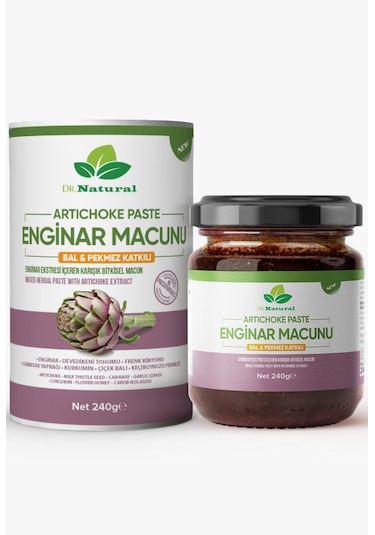 Dr. Natural Enginar Macunu Pekmez ve Bal Katkılı Bitkisel Macun 240 G