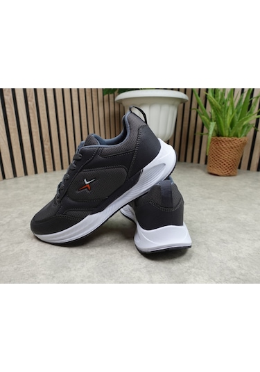 Günlük Fileli Erkek Sneaker Bağcıklı Kalın Taban Ayakkabı 8011 001