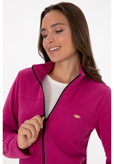 U.s. Polo Assn. Kadın Fuşya Hırka Örme 50316729-vr023 Fusya