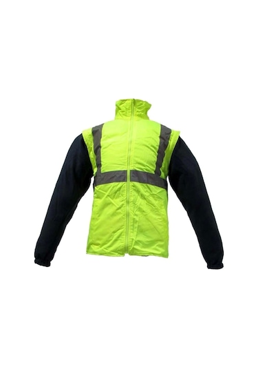 Jn1003 5in1 Yüksek Görünürlüklü Içi Çıkmalı Oxford Parka