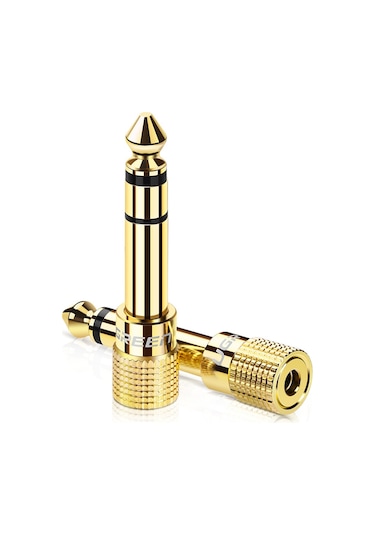 Ugreen Stereo 6.35Mm Erkek Jack 3.5Mm Dişi Jack Çivi Gitar Çeviri