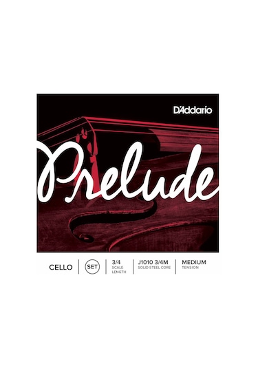 D'Addario J1010 3/4M Prelude Çello Teli