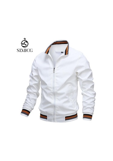 Erkek Sonbahar Ceketleri Beyaz