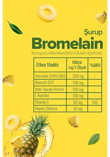 Zühre Ana Bromelain Şurubu 250 ML