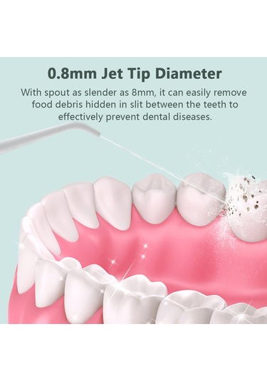 Maiyame Taşınabilir Diş Ve Braket Temizleyici - 3 Modlu 280ml Su Tanklı Şarjlı Ağız Duşu Çok Renkli