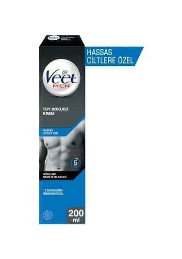Veet Erkeklere Özel Tüy Dökücü Krem Normal Ciltler İçin 200 ML