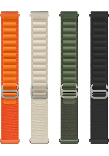 Ariatech Huawei Watch Gt 3 42mm Uyumlu Krd-74 20mm Hasır Kordon-turuncu