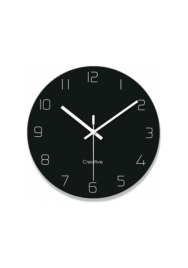 Primepickings Modern Asma Duvar Saati, Ev/mutfak/ofis/okul Için Sessiz Geçmeyen Kaliteli Kuvars Cam Saatler A