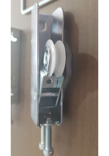 Sürgülü Ray Dolap Aleminyum Kapak Teker 1Takım [Dişi]