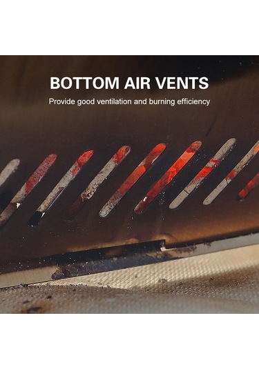 Jokmae Çelik Mangal Katlanır, Isıya Dayanıklı, Barbekü Tepsili Çok Renkli