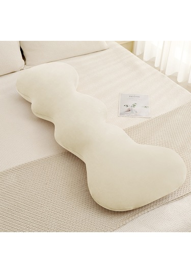 Buz Ipek Yastık Kadın Tarzı Uyku Serin Duygu Erkek Uzun Yastık L-b-1 Ekru