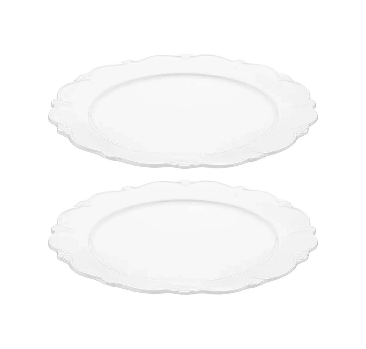 Elan Gallery "galant" Tabaklar 2 Adet, 26 Cm 325861942 Beyaz