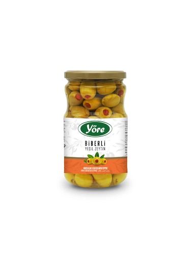 Biberli Yeşil Zeytin 400 Gr.