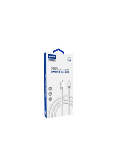 Sunix SC-67 20w Usb-c Lightning Şarj Ve Data Kablosu - Beyaz