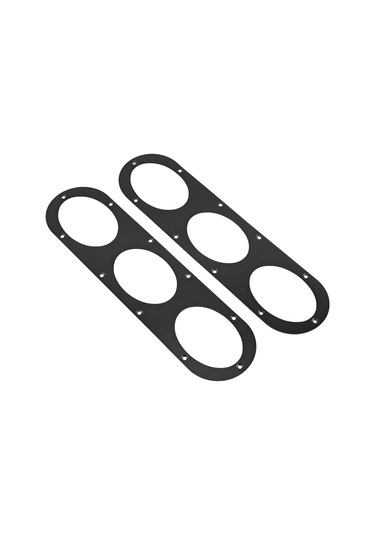 Geeroyoo 2 Adet Siyah Araba Tampon Akışkanlığı Diffüzyörü - Alüminyum Konstruksiyon, Sürüş Verimliliğini Artırır, Hız Ve Aerodinamik İyileştirir