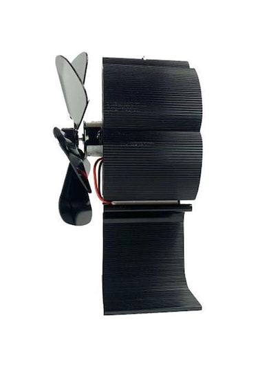 Lemestar "6 Kanatlı Sessiz Isıtıcı Fan - Odun/gaz/pellet Sobası İçin Elektriksiz Hızlı Hava Sirkülasyonu"