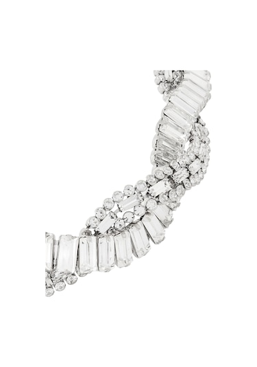 Kristal Örgü Choker Kolye Çok Renkli