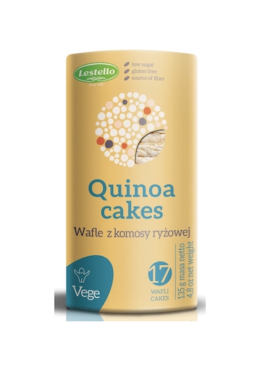 Lestello Quinoa Cakes - Glutensiz Kinoa Patlağı 135 G