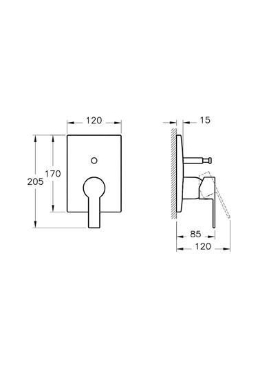 Artema Flo S A4221223 Ankastre Banyo Bataryası, Sıva Üstü Grubu, Altın