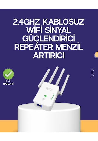 Flzdgnkr Çift Bantlı Otomatik Kurulum Wifi Repeater Menzil Genişletici