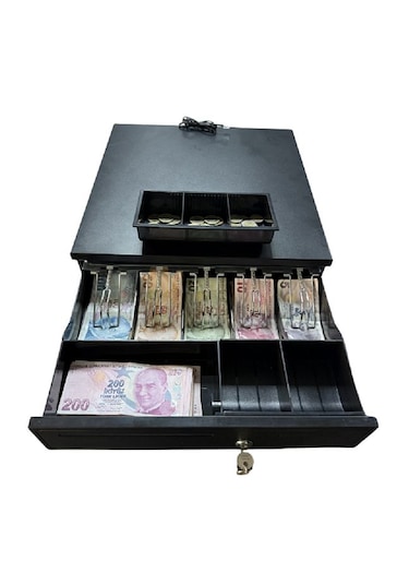 Yazarkasa Bağlantılı Para Çekmecesi-manüel Açılabilen-5 Bölümlü