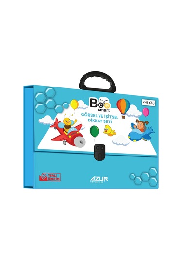 Bee Smart Görsel ve İşitsel Dikkati Güçlendirme Seti 7-8 Yaş
