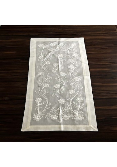 Çeyizlik Ipek Dokuma Dantelsiz Şemen %100 Ipek El Işçiliği