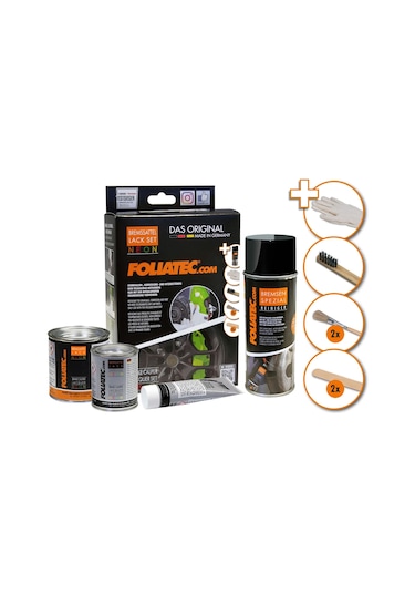 Foliatec Fren Kaliperi Boya Seti 4 Komponet Neon Turuncu