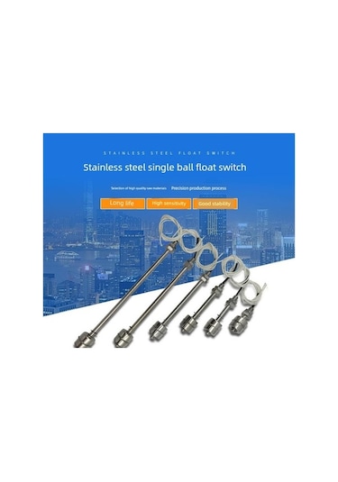 Trendooze Yüksek Sıcaklık Paslanmaz Çelik Şamandıra Anahtarı - 300mm, 220v, Um55350-32, Dış Ticaret Modeli