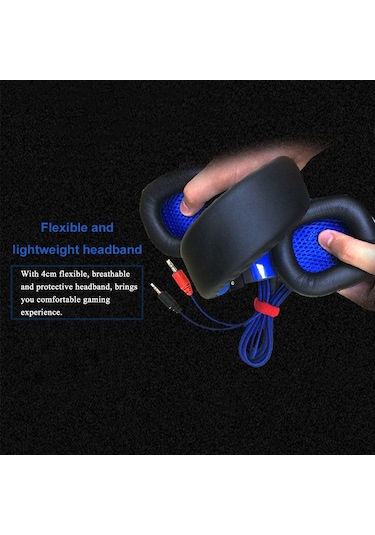 Fosenze Kırmızı Usb+3.5mm Oyuncu Kulaklığı, Mikrofonlu, Led Işıklı, Ses Kontrolü, Pc Uyumlu, 40mm Hoparlör