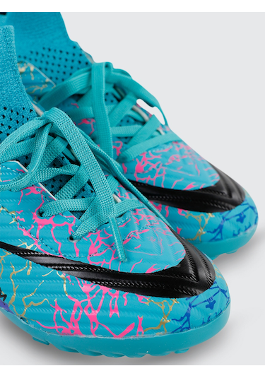 Civil Sport Erkek Çocuk Halı Saha Ayakkabısı 31-35 Numara Turkuaz-mor Turkuaz-mor