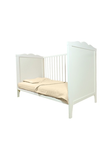 4 Katlı Müslin Bebek Nevresim Takımı Uyku Seti %100pamuk Bej