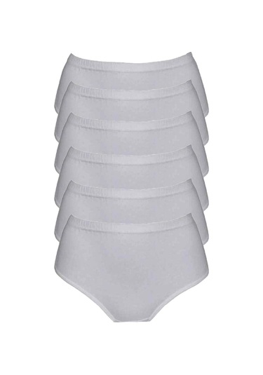 Iç Giyim Kadın Yüksek Bel Bato Külot 6'lü Paket 001