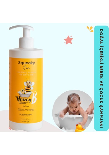 My Honey B Squeaky Bee Saç Ve Vücut Şampuanı 500 Ml