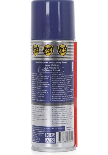 Çok Maksatlı Yağlayıcı 200 Ml