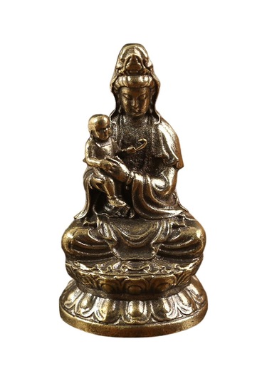 Suntek Magideal Oturma Odası İçin Dini Pirinç Budizmi Tutan