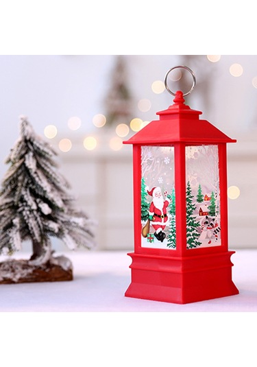 Folinda Küçük Beyaz Kar Tanrısı Simülasyon Alev Led Lambası - Noel Partisi Dekorasyonu Masaüstü Süs - Güvenli Düşük Enerji Tüketimi Diğer