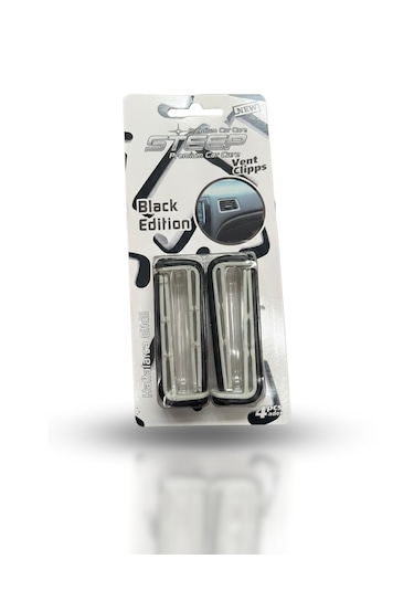 Steep Ultimate Araç İçi Klima Kokusu Klipsli 4 Adet Black Edition Black
