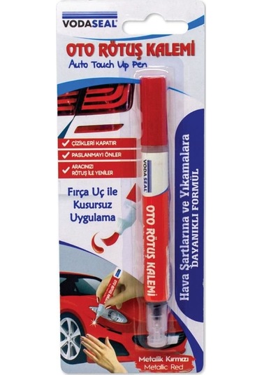 Vodaseal Oto Rötuş Kalemi Metalik Kırmızı 5 Ml
