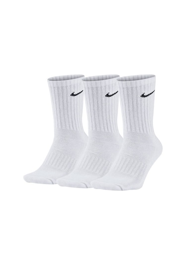 Nike Everyday Lightweight Crew Socks 3 Çift Sx7676-100 Beyaz