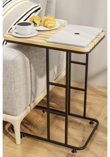 Bino Modern Masif Orta ve Ahşap Zigon Sehpa