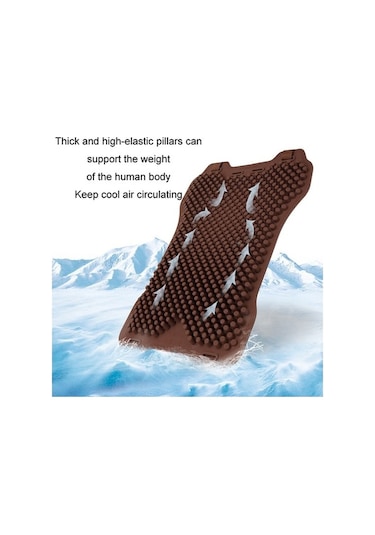 Tongxida Yazlık Araba Koltuğu Minderi, Siyah, Serinletici Ped