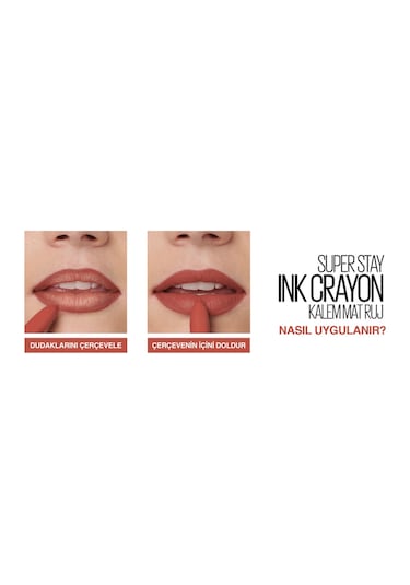 Maybelline New York Süper Stay Ink Crayon Kalem Mat Ruj 20 Enjoy The View