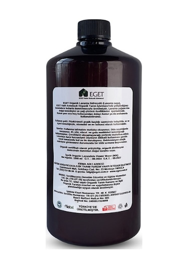 Eget Organik Lavanta Suyu 1 L