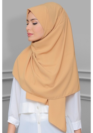 Gold Medine Ipeği Şal Medine Ipeği Düz Klasik 202103_03 Gold