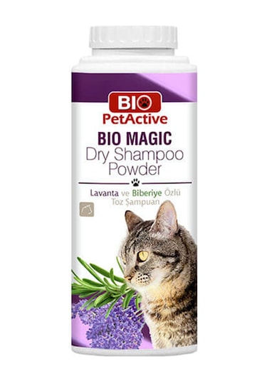 Bio PetActive Biberiye ve Lavanta Özlü Kuru Kedi Şampuanı 150 G