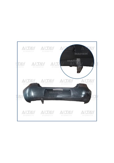 Tampon Yaris Arka 2006-2009 Bantsız Tıp Hasarlı Oem No:521590d976