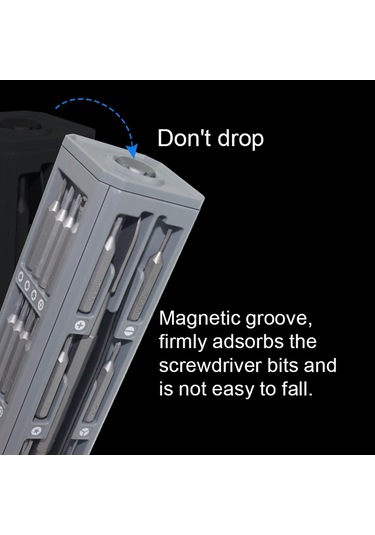 44'ü 1 Arada Doğru Tornavida Seti Gözlük Onarım Araç Kiti Altıgen Tornavida Uçları Cep Telefonu Bilgisayar Saat Bakımı İçin