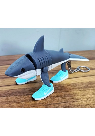 Hareketli Köpekbalığı Figür 13cm